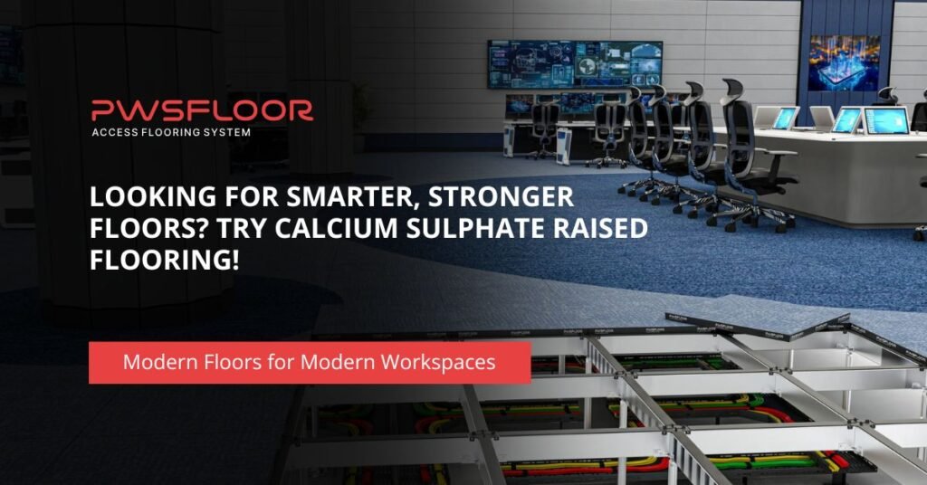 Calcium Sulphate Raised Floor feature